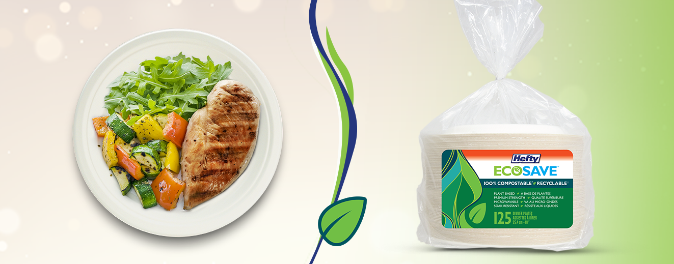 Hefty ECOSAVE™ Dinner Plates Hefty